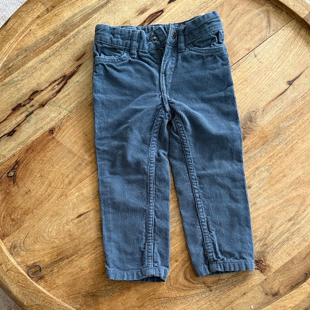 H&M Slate Blue Corduroy Kids Pants